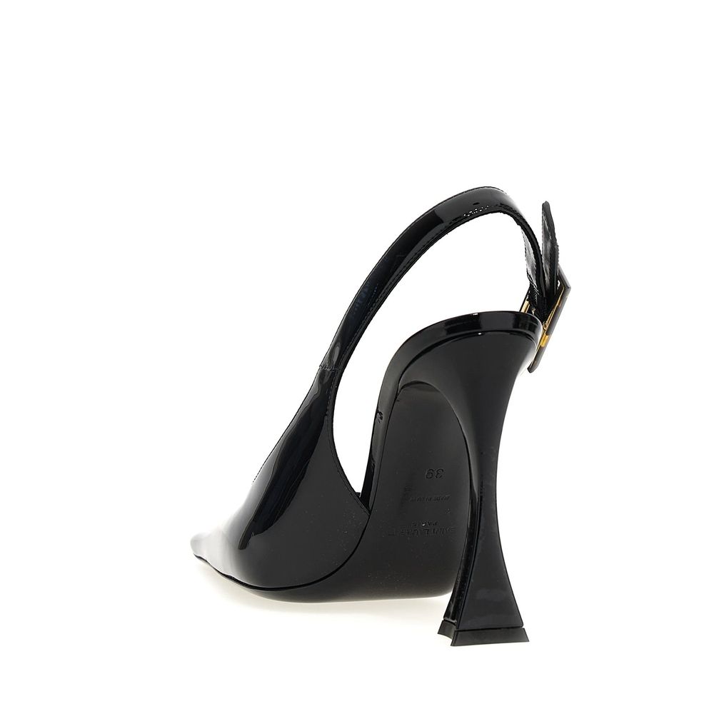 Sapatos de salto baixo de couro Saint Laurent 'Dune'