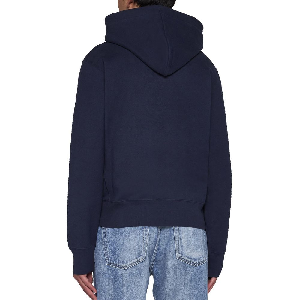 Moletom com capuz de algodão Saint Laurent