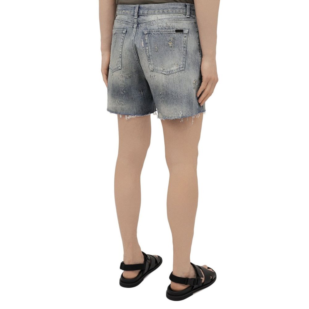 Shorts Califórnia Jeans Destroyed da Saint Laurent