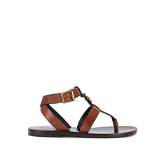 Sandálias de couro Saint Laurent Hardy
