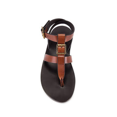 Sandálias de couro Saint Laurent Hardy