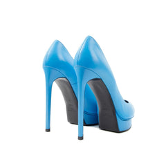 Sapatos Janis de couro Saint Laurent