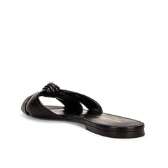 Chinelos de couro Saint Laurent