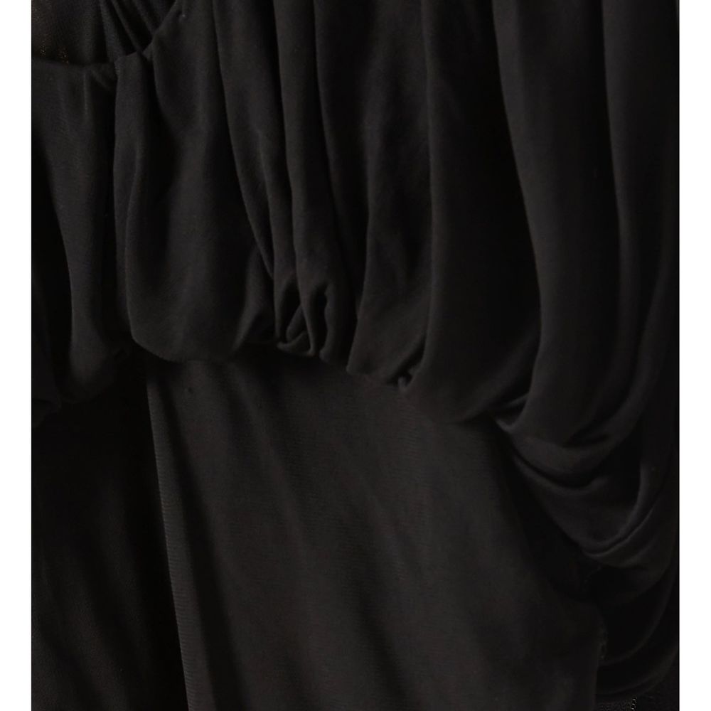 Vestido Mini Drapeado Saint Laurent