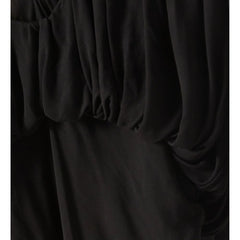 Vestido Mini Drapeado Saint Laurent
