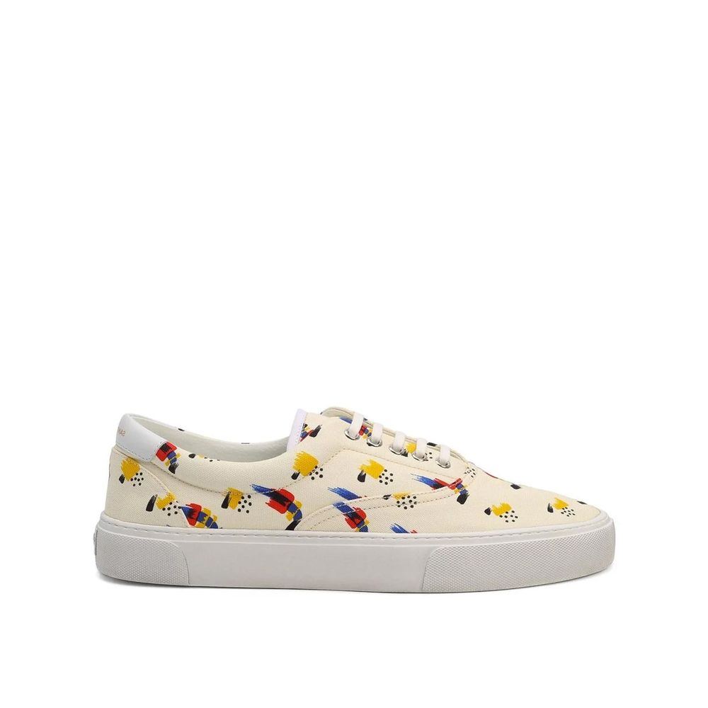 Tênis de lona estampados Saint Laurent