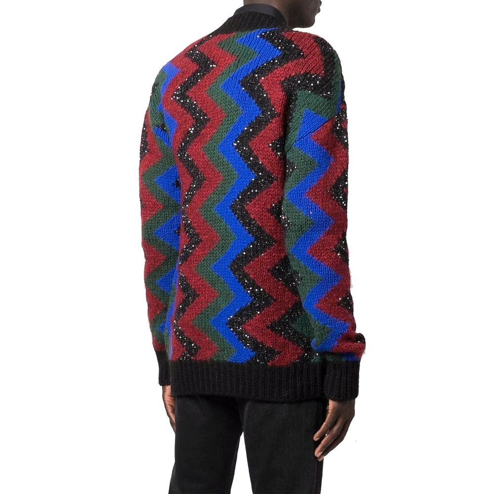 Saint Laurent Cardigã Paillettes
