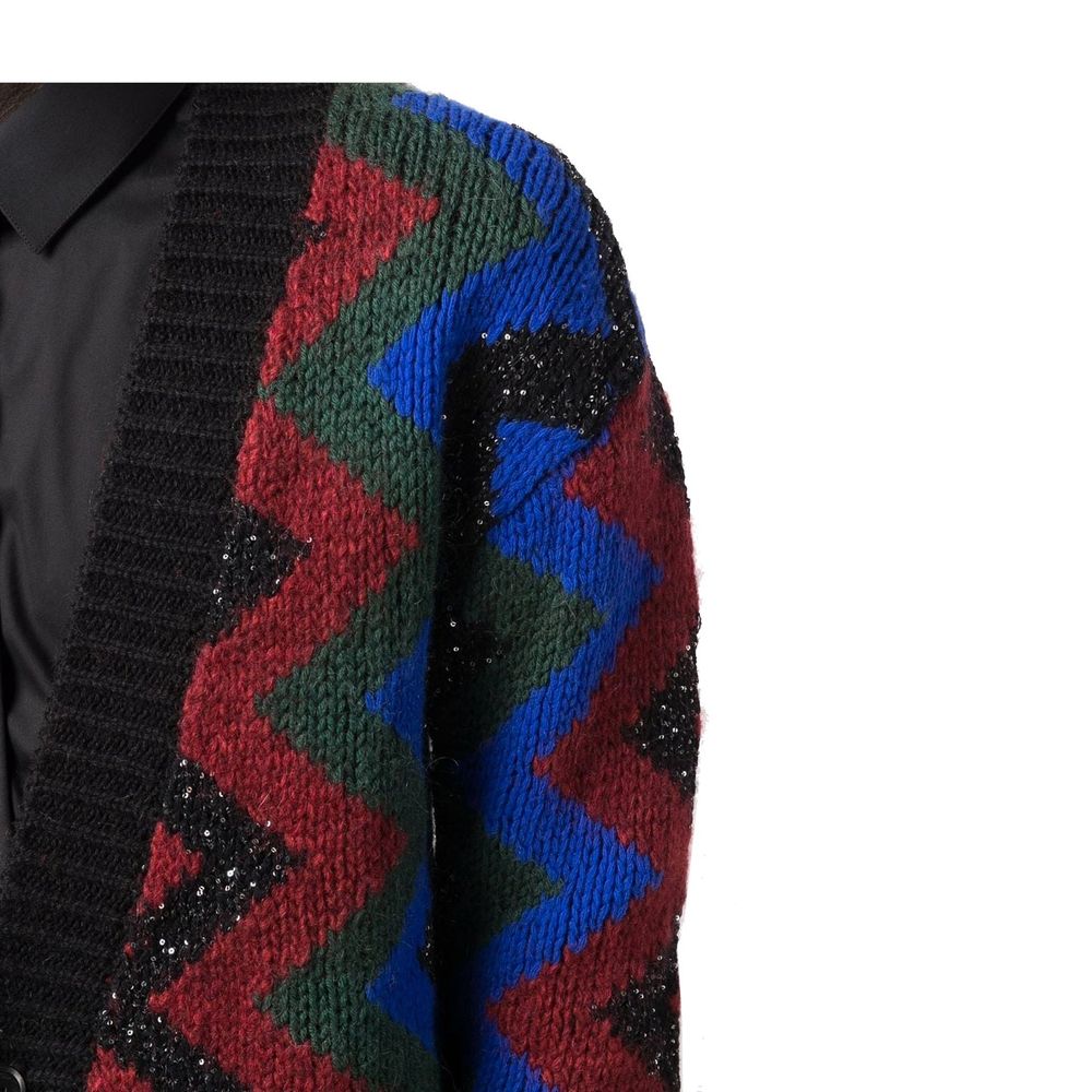 Saint Laurent Cardigã Paillettes