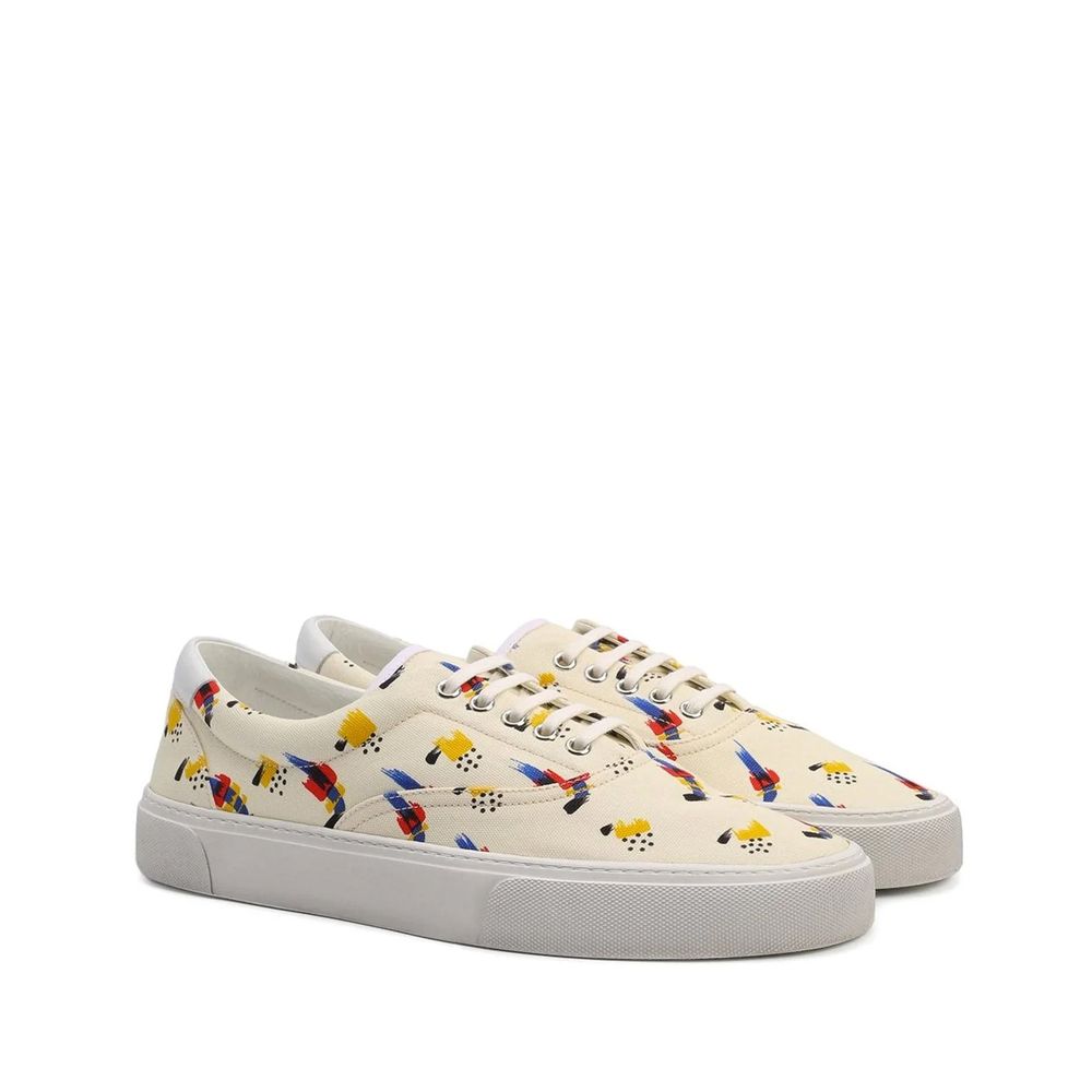 Tênis de lona estampados Saint Laurent