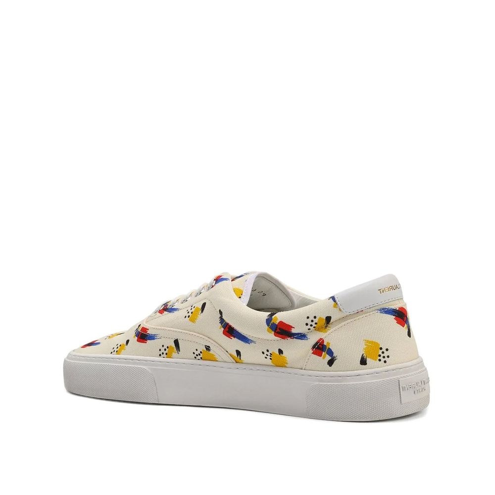 Tênis de lona estampados Saint Laurent