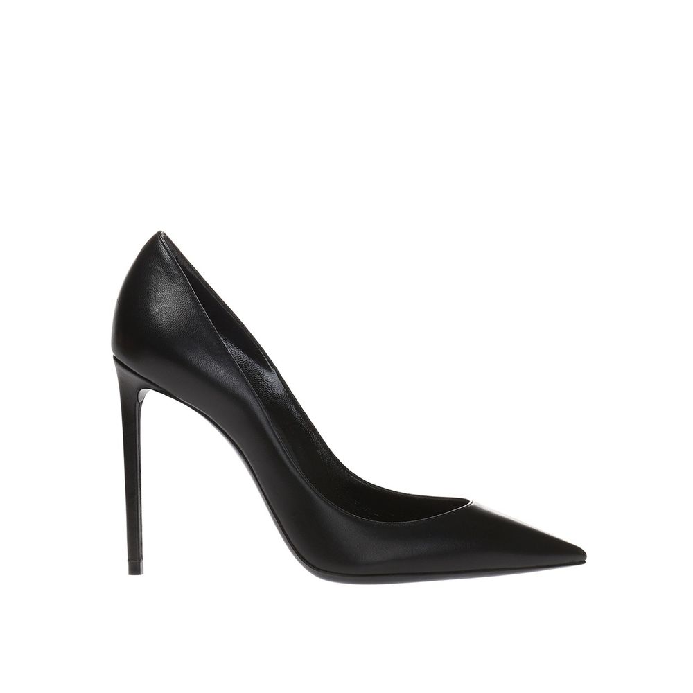 Sapatos de couro Saint Laurent Zoè