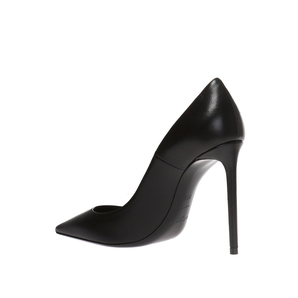 Sapatos de couro Saint Laurent Zoè