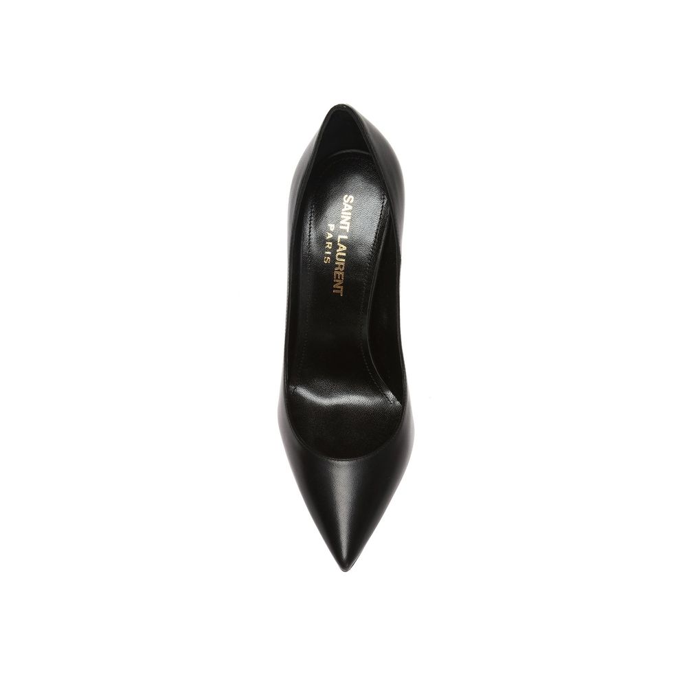 Sapatos de couro Saint Laurent Zoè