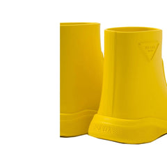 Botas de borracha com logotipo da Prada
