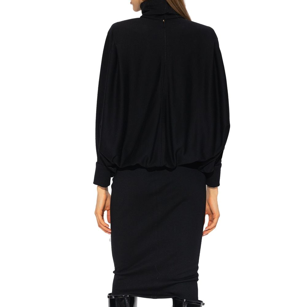 Vestido de lã Saint Laurent