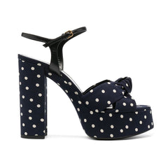 Sandálias Saint Laurent Bianca de bolinhas