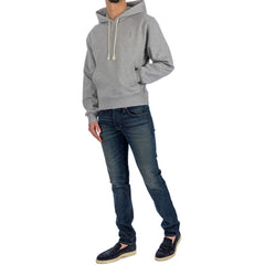 Moletom de algodão com capuz Saint Laurent