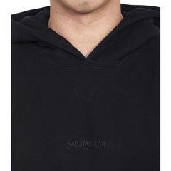 Moletom de algodão com capuz Saint Laurent