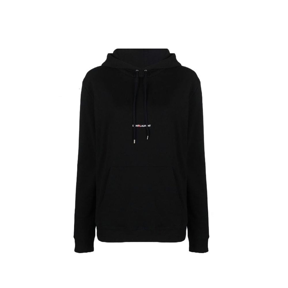 Moletom com capuz e logo Saint Laurent