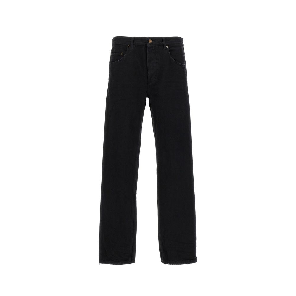 Jeans longo e largo Saint Laurent