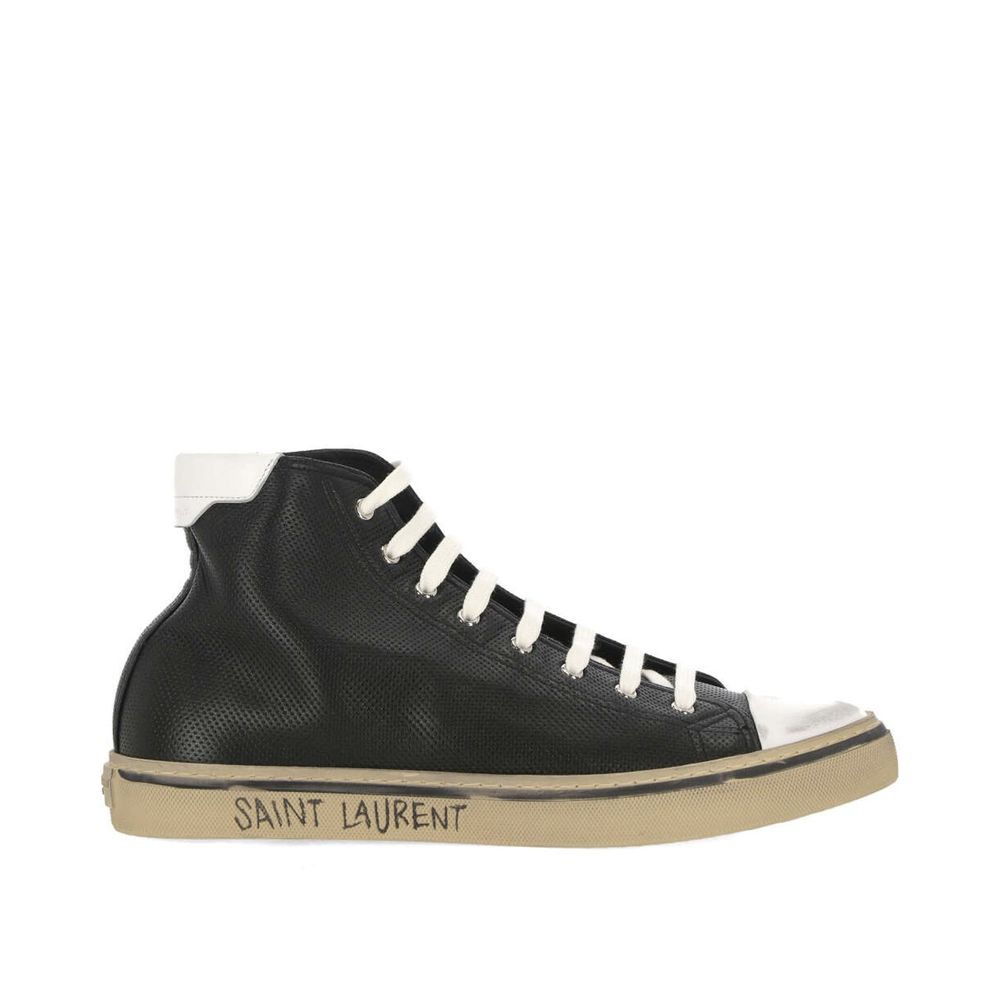Tênis de couro Saint Laurent Malibu