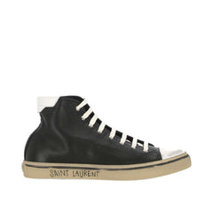Tênis de couro Saint Laurent Malibu