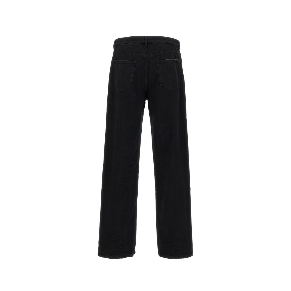 Jeans longo e largo Saint Laurent
