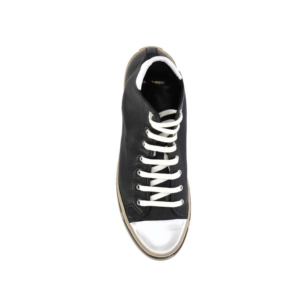 Tênis de couro Saint Laurent Malibu