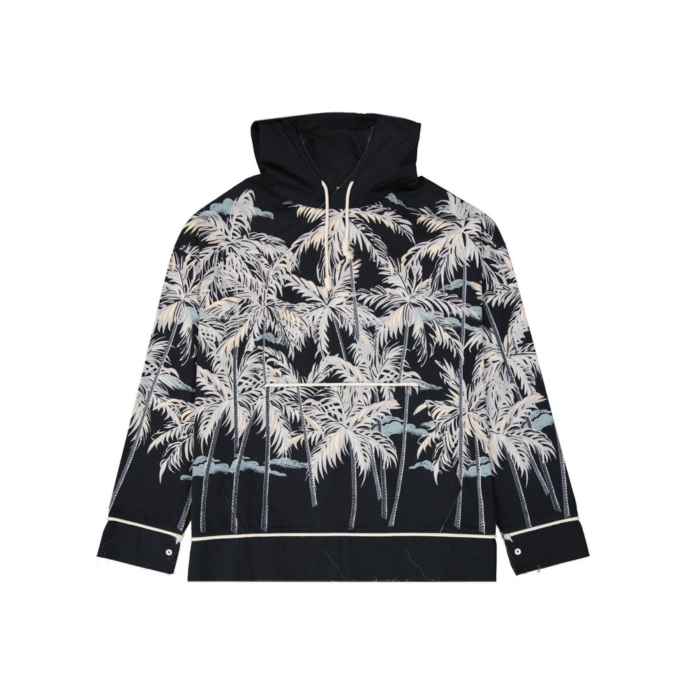 Camisa estampada com capuz Palm Angels