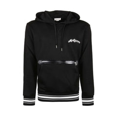Moletom com capuz e logotipo Alexander McQueen