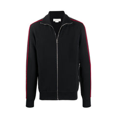 Moletom com zíper e logotipo Alexander McQueen