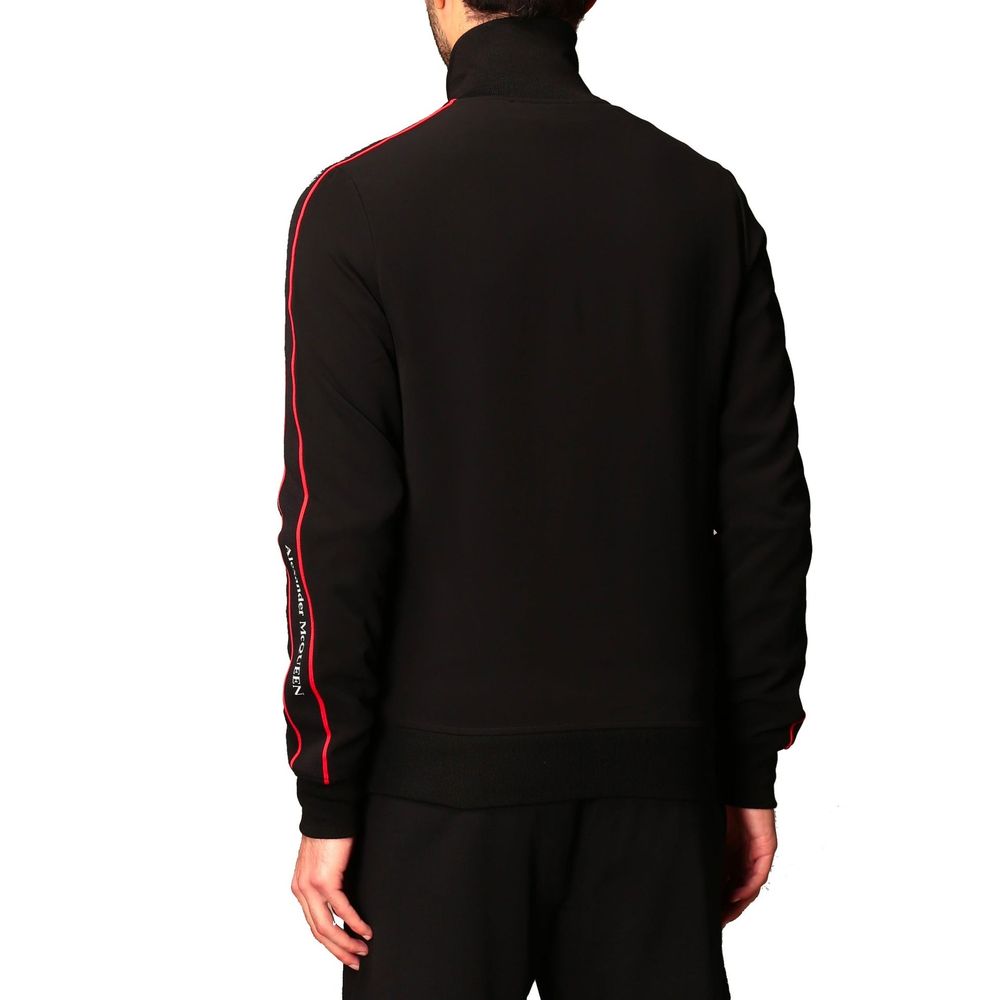 Moletom com zíper e logotipo Alexander McQueen