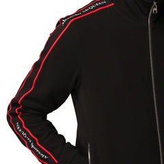 Moletom com zíper e logotipo Alexander McQueen