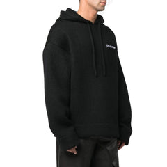Moletom com capuz de malha Off-White