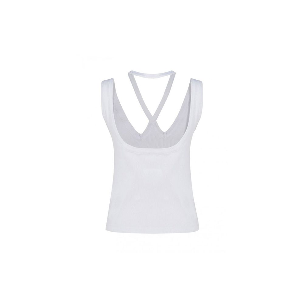 Blusa de algodão canelado MM6 Maison Margiela