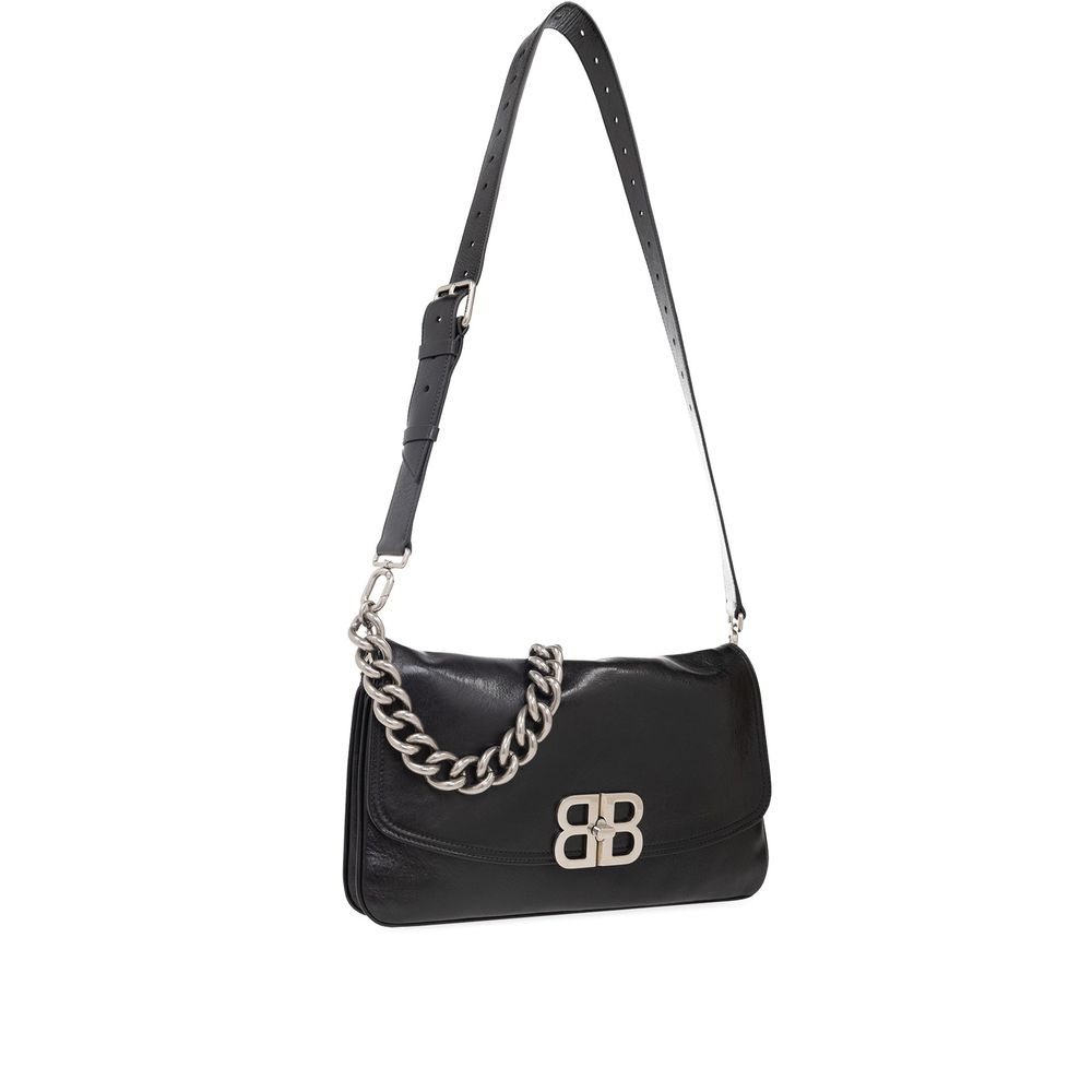 Bolsa Balenciaga BB Soft Média com Aba