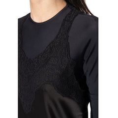 Vestido midi de cetim com alças Balenciaga