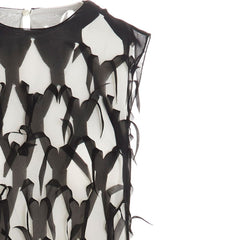Vestido midi de seda Maison Margiela