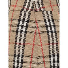 Minissaia com estampa vintage Burberry