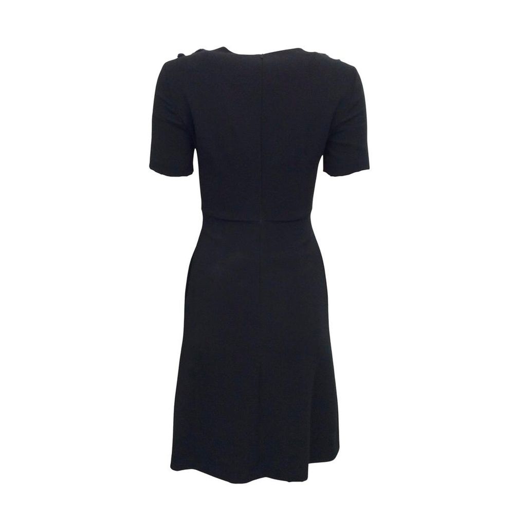 Vestido Fendi de malha com gola de vison