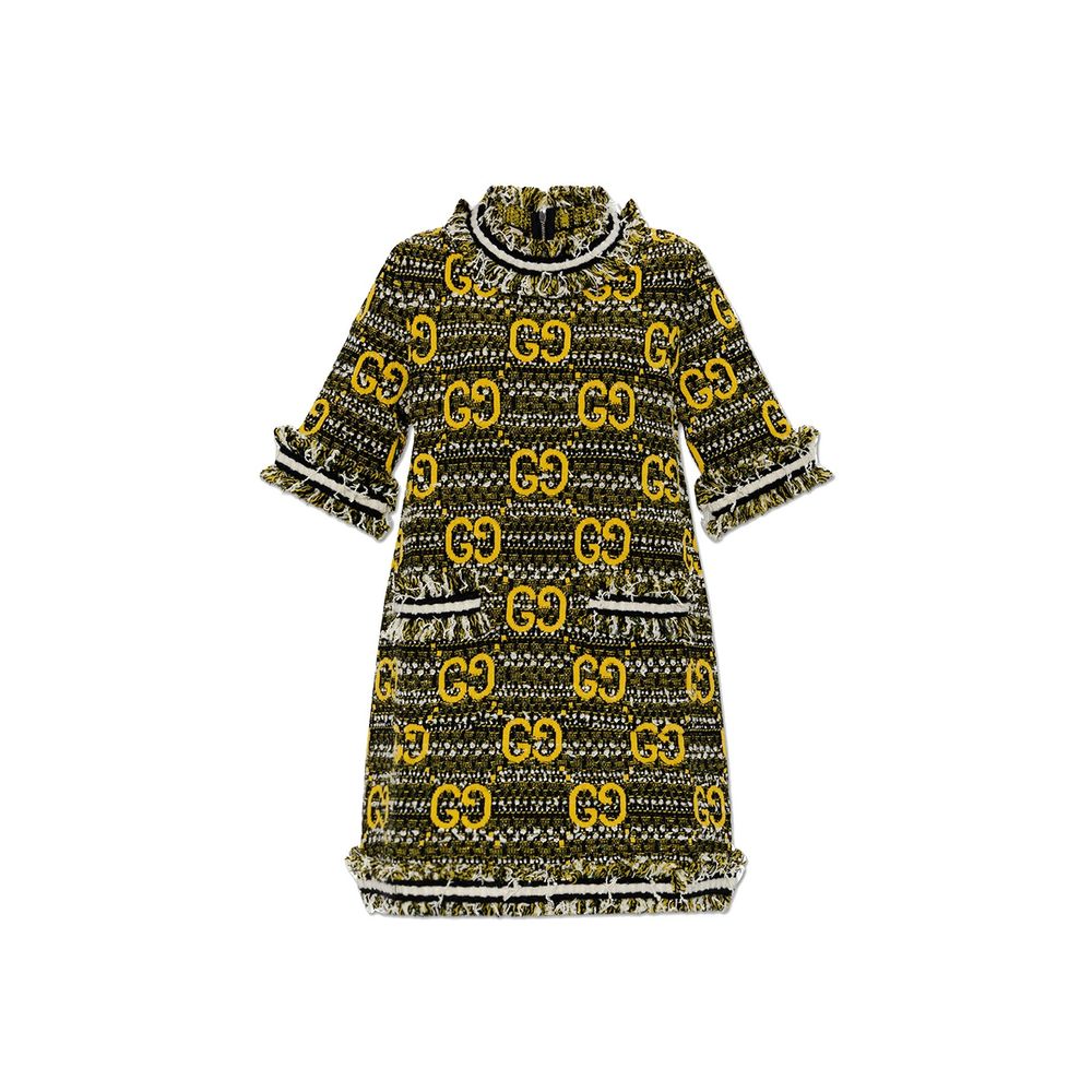 Vestido curto de tweed da Gucci