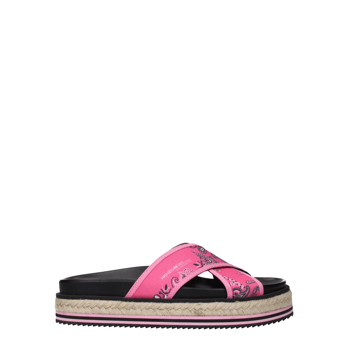 Kenzo Pink Fabric Slipper