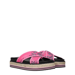 Kenzo Pink Fabric Slipper