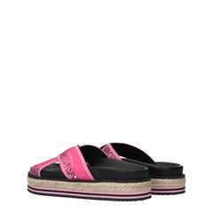 Kenzo Pink Fabric Slipper