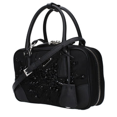 Prada Black Fabric Handbag