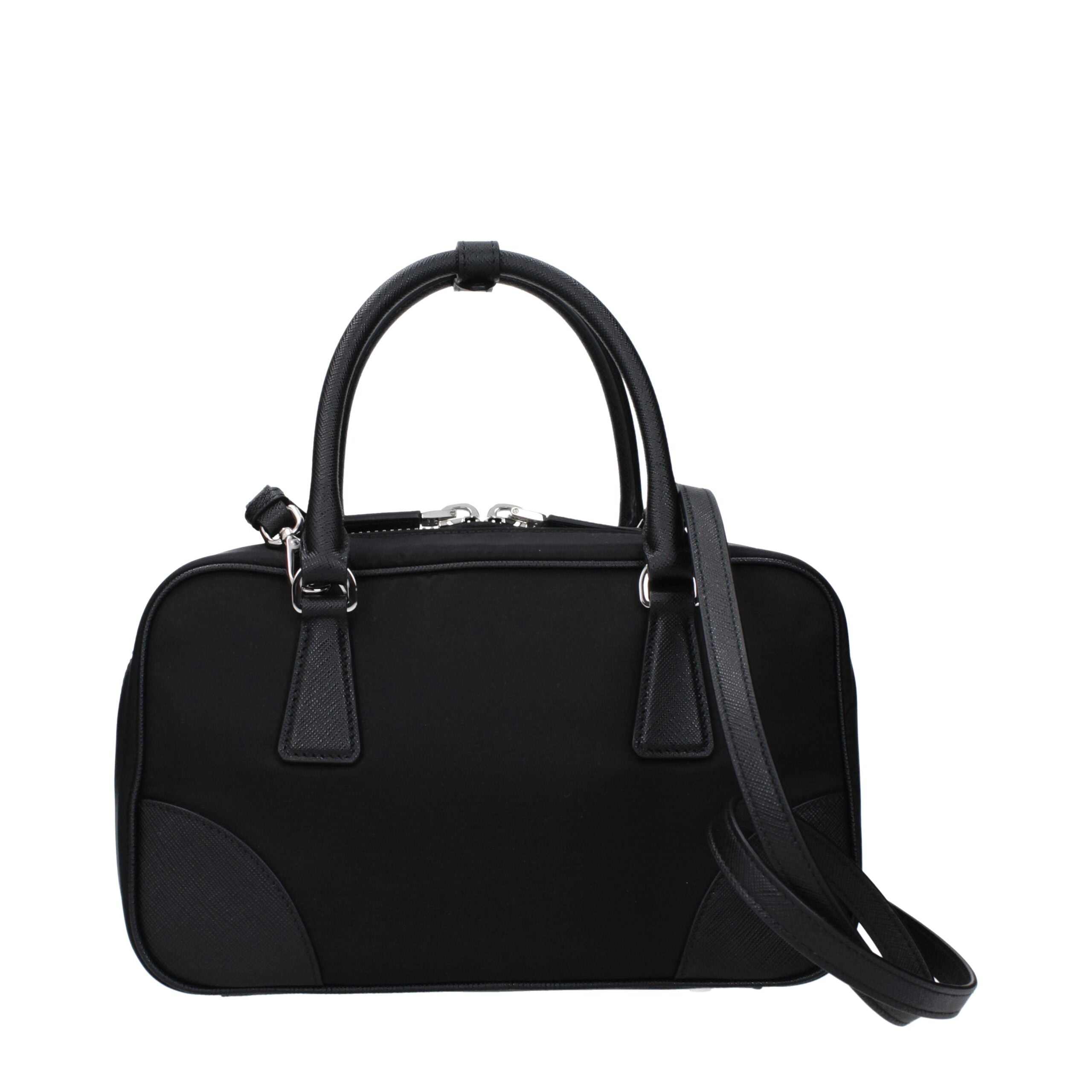 Prada Black Fabric Handbag