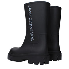 Off-White Black Cotton Ankle