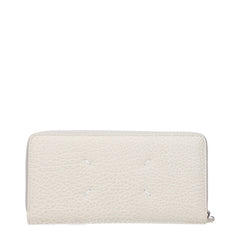 Maison Margiela Beige Leather Wallet