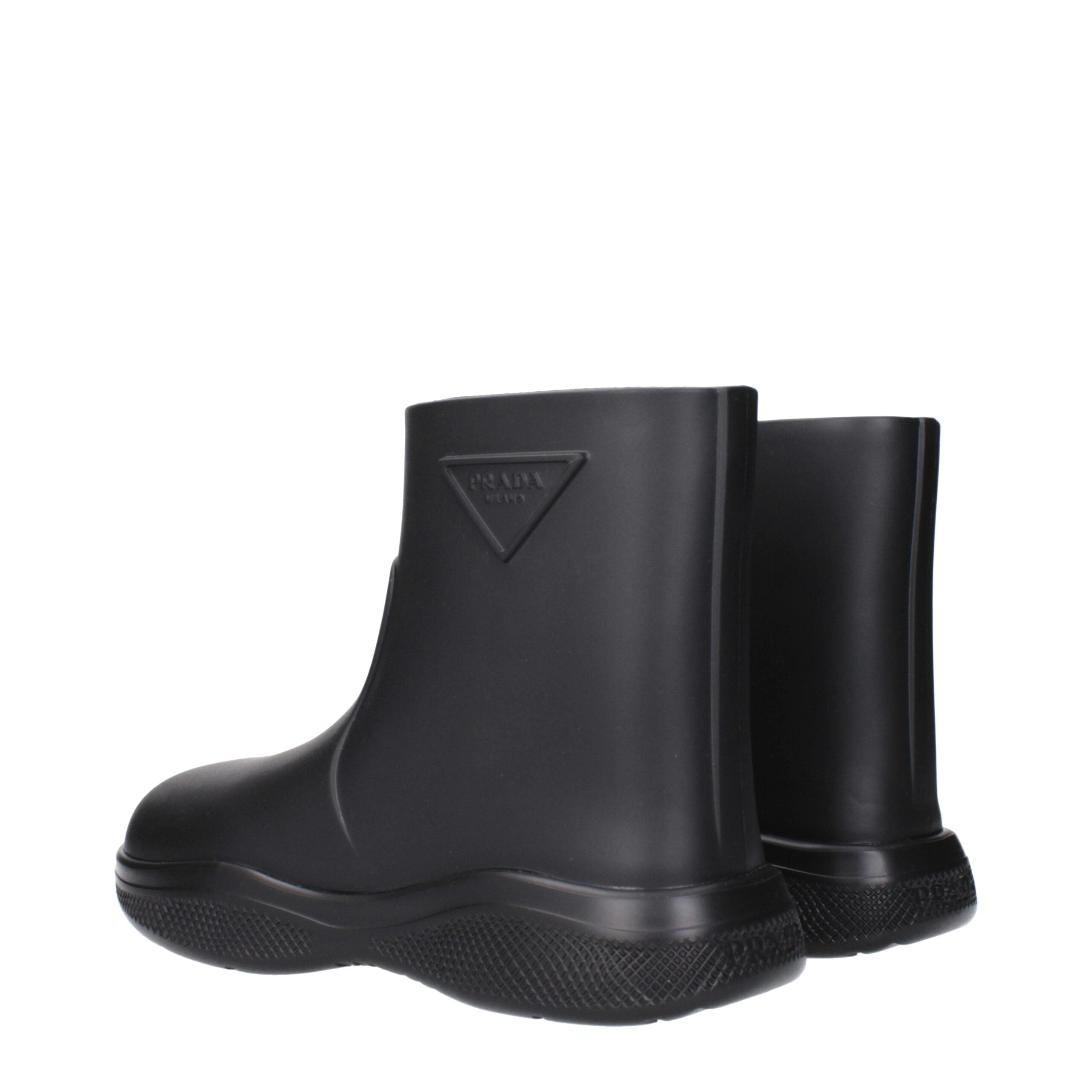 Prada Black Cotton Ankle