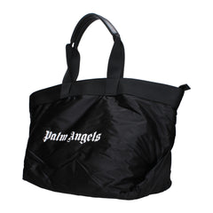 Palm Angels Black Fabric Shoulder Bag